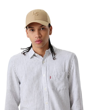 Gorra visera curva correa ajustable casual Levi's para hombre