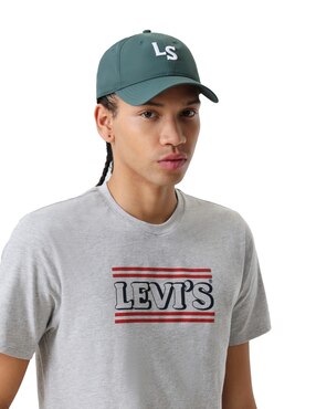 Gorra visera curva correa ajustable casual Levi's para hombre