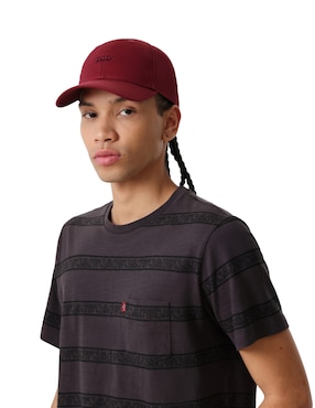 Gorra visera curva correa ajustable casual Levi's para hombre