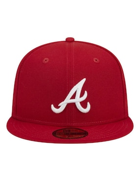 Gorra visera plana cerrada para béisbol New Era Atlanta Braves unisex