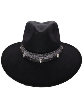 Sombrero Fabellino estampado calavera