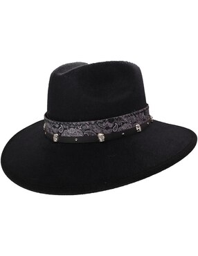 Sombrero Fabellino estampado calavera