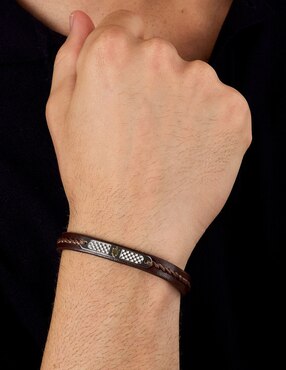 Pulsera Maserati Gioielli con acabado mate