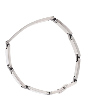 Brazalete Lombrozo de acero inoxidable acabado brillante