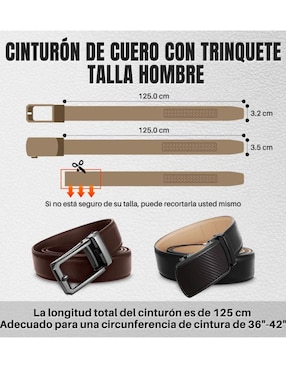 Set cinturón Lab.G para hombre