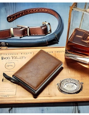 Tarjetero Belug cuero para hombre