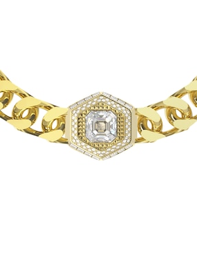 Brazalete Guess con cristal Lion King acabado brillante