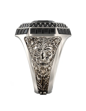 Anillo de hexágono Guess pavé