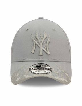 Gorra visera curva correa ajustable para béisbol New Era Flames MLB New York Yankees unisex