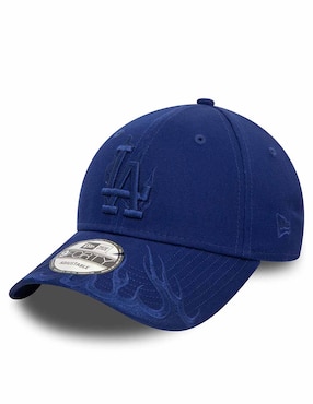 Gorra visera curva correa ajustable para béisbol New Era Flames MLB Los Angeles Dodgers unisex