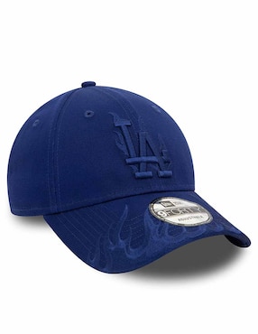Gorra visera curva correa ajustable para béisbol New Era Flames MLB Los Angeles Dodgers unisex