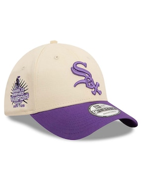 Gorra visera curva correa ajustable para béisbol New Era Patch Chicago White Sox para adulto