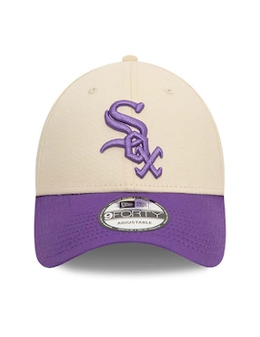 Gorra visera curva correa ajustable para béisbol New Era Patch Chicago White Sox para adulto