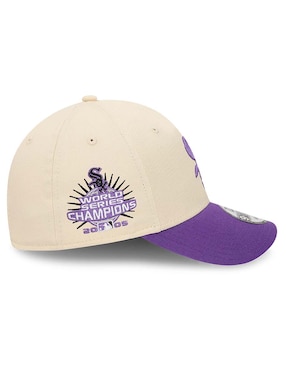Gorra visera curva correa ajustable para béisbol New Era Patch Chicago White Sox para adulto