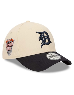 Gorra visera curva correa ajustable para béisbol New Era Patch Detroit Tigers para adulto