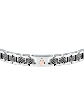 Pulsera Maserati Iconic acabado brillante