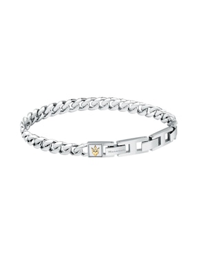 Pulsera Maserati Iconic acabado brillante