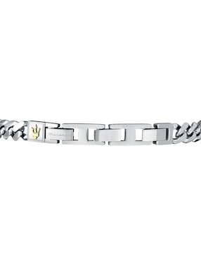 Pulsera Maserati Iconic acabado brillante