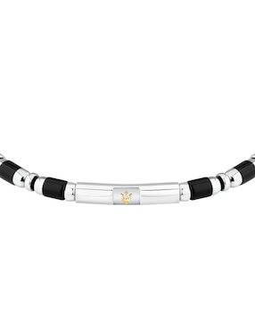 Pulsera Maserati Iconic acabado brillante