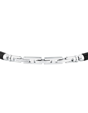 Pulsera Maserati Iconic acabado brillante
