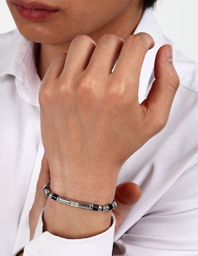 Pulsera Maserati Iconic acabado brillante