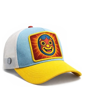 Gorra visera curva snapback casual Knite Lucha Libre Happy para hombre