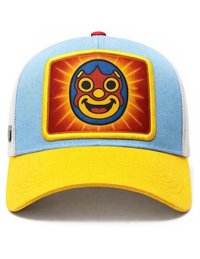 Gorra visera curva snapback casual Knite Lucha Libre Happy para hombre