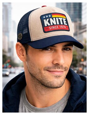 Gorra visera curva snapback casual Knite Tools ThreeStarsDos CL para hombre