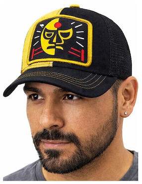 Gorra visera curva snapback casual Knite Lucha Libre Arlequín para hombre