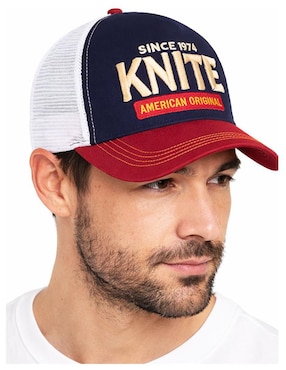 Gorra visera curva snapback casual Knite Tools American para hombre