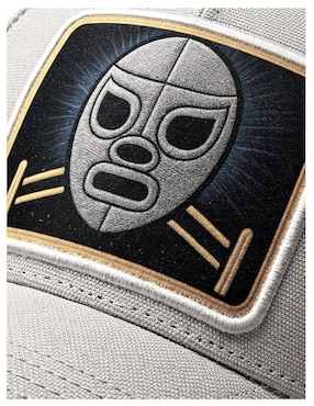 Gorra visera curva snapback casual Knite Lucha Libre Saint para hombre