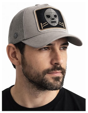 Gorra visera curva snapback casual Knite Lucha Libre Saint para hombre