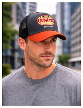 Gorra visera curva snapback casual Knite Tool Dos Basic para hombre