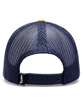Gorra visera curva snapback casual Knite Lucha Libre Aqua para hombre