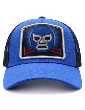 Gorra visera curva snapback casual Knite Lucha Libre Demon para hombre