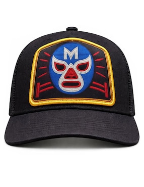 Gorra visera curva snapback casual Knite Lucha Libre Mister M para hombre