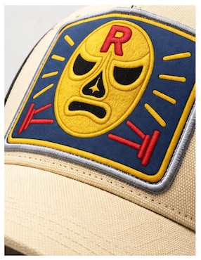 Gorra visera curva snapback casual Knite Lucha Libre Mister R para hombre