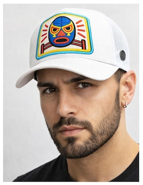 Gorra visera curva snapback casual Knite Lucha Libre Sagrada para hombre