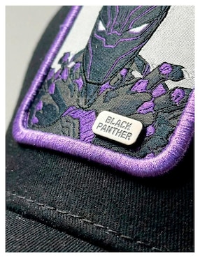 Gorra visera curva snapback Marvel Black Panther para hombre