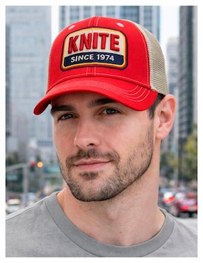 Gorra visera curva snapback casual Knite Tool Basic para hombre