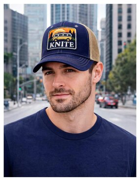 Gorra visera curva snapback casual Knite Van Basic para hombre