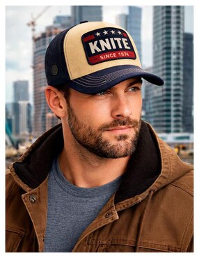 Gorra visera curva snapback casual Knite Tools ThreeStarsDos Lux para hombre