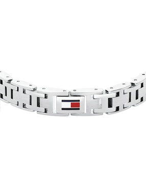 Pulsera Tommy Hilfiger H-Link acabado brillante