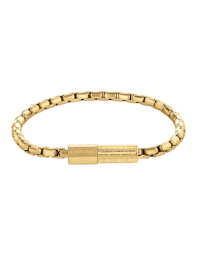 Brazalete Calvin Klein Contoured Barrel acabado brillante