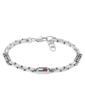 Pulsera Tommy Hilfiger 3D Flag Metal acabado pulido