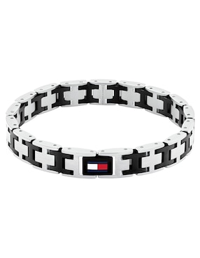 Pulsera Tommy Hilfiger H-Link acabado brillante