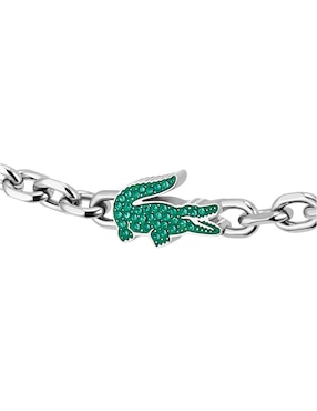 Brazalete Lacoste con cristal Arthor acabado brillante