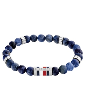Pulsera Tommy Hilfiger con sodalita Beads acabado lustre