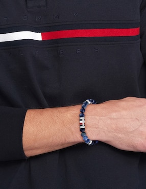 Pulsera Tommy Hilfiger con sodalita Beads acabado lustre