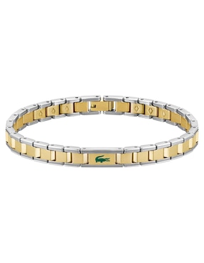 Brazalete Lacoste Metropole Edge acabado brillante